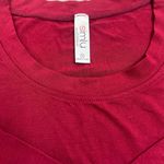 Cropped Long Sleeve TShirt Red Size Small Photo 1