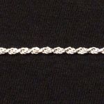 Silver Rope Chain 20in 2mm And Jesus Piece .925 Italy Photo 3