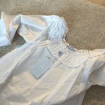 Hill House NWT  HOME The Lena Top in White Cotton Photo 4