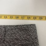 LOFT Outlet Pants Womens 14 Floral Original Crop Mid Rise Stretch Flat Front Black Photo 4