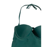 Old Navy  Tankini Swim Top Women's XS Green Underwire Halter Strap Padded Bra NEW Photo 1