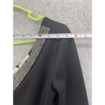 Tea N Rose  Women's Dress Fitted Long Sleeve Beaded V Neck Black Size Small Photo 8