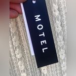 Motel Rocks  Kehlani Sheer Midi Dress In Cream Lace. NWT Photo 9