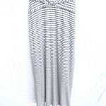 Max Studio Large L  Maxi Sleeveless Stripes Grey Dress Summer Dresses Women’s Photo 4