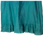 Willi Smith Willi Smith 100% Irish Linen Layered Ruffle Hem Skirt Womens 8 Green Feminine Photo 8