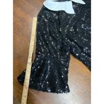 Venus  Sequins Dress Women Small Black Neutral Preppy Dark Academia Halloween Photo 6
