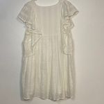World Market Ivory Ruffle Sleeve Mini Dress White Size undefined Photo 3