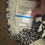 Hobie NWT  Tankini Halter Swim Top & bottoms L/XL black white animal print NEW Photo 7