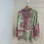 Free People we the free green and purple tie dye longsleeve top Photo 3