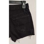 Free People We the Free Sofia Button Fly High Waisted Cut-Off Shorts Black 25 Photo 8