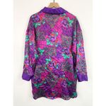 Victoria's Secret Vintage  Gold Label Jewel Tone Satin Sleep Shirt Dress M/L Photo 1