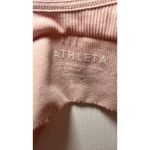 Athleta  Pink Seamless Ribbed Comfort Bra Size Large Sporty Activewear Photo 1