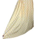 SheIn NWOT  Women’s Polka Dot Sleeveless Midi Dress Yellow/White Size M/L Photo 4