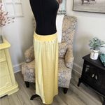 Forever 21 Yellow Maxi Skirt Casual Resort Wear NWOT Photo 3
