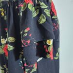 Purple Snow Floral Off the Shoulder Mini Dress NWT Sz Large Wedding Guest Dress Photo 4