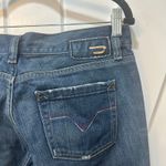 Diesel  Womens Riden Jeans 28 Dark Wash Blue Distress Italy Cotton Denim Photo 7