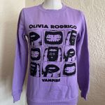 Olivia Rodrigo Purple Vampire Sweatshirt XS Size undefined Photo 1