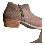 Lucky Brand Taupe Suede Ankle Booties Photo 5
