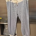 The Great . The Cropped Sweatpant ~ Saltwater Stripe Size 3 Large NWT Photo 5