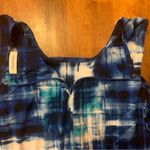 Calvin Klein  Mini 14 Blue and White Sleeveless Dress zip back Tank Style Wrap Photo 5