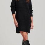 H&M  Basic Sweater Dress Women's Turtleneck Black Long Sleeves Size Small Photo 0