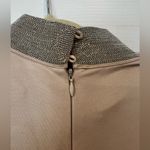 Gracia Embellished Keyhole Midi Dress Size Small, NWT Tan Color Photo 5