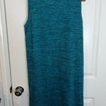 LuLaRoe Sz L Sleeveless Turquoise Side Slit Loose Comfortable Long Cardigan Dust Photo 5