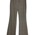 Rag and Bone Simone Plaid Jacquard Flare Pants in Beige Plaid - Size 2 Photo 2