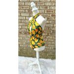 ZARA NWT  Floral Twist Neck Halter Bodysuit Photo 4