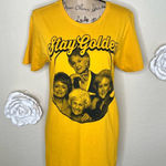 NTM: ABC Studios Golden Girls Stay Golden Yellow Gold Retro T Shirt Sz M Size M Photo 0