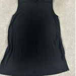 Eileen Fisher  Small Black Split Hem Tencel Lyocell‎ Knit Flowy Tank Top Soft Photo 0
