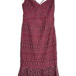 Likely  Darby Lace Midi Dress Mauve Pink Photo 2