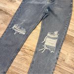 Pink Lily #4Pink Lily  ROSALIND HIGH RISE DISTRESSED MEDIUM WASH STRAIGHT LEG JEANS Size Photo 8