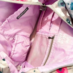 Lug Gondola Large Travel Tote Gray Floral Vacation Carryon Bag Trolley Sleeve Photo 3