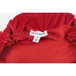 love on a hanger Red Sequin Bow Tulle Skirt Women's Size M Holiday Party Photo 1