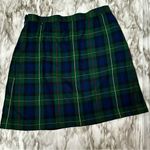 Lands' End Preppy Tartan Blue Plaid School Girl Mini Skirt Women Sz 5 Academia Photo 6