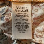 Lucky Brand  Boho Maxi Dress 2X Empire Waist Medallion‎ Print Stretch Pockets Photo 8