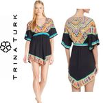Trina Turk  Chateau Bell Cover-Up Dress Sz L Photo 1