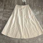 Moncler  Cotton A-Line Midi Skirt with Pockets, Size 42 New w/Tag Retail $505 Photo 6