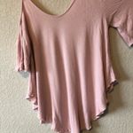 Saks 5th Avenue Saks Fifth Avenue Pink Cold Shoulder Top Photo 6