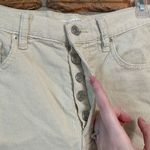 PacSun  Womens 26 Shorts Cream Corduroy Butterfly‎ High Rise Vintage Style Cotton Photo 1