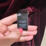 Lulus Velvet Cowl Neck Mini Dress Burgundy Red Women’s Size Large Purple Photo 6