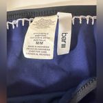 Bar III  Whip It Good Stitched Bikini Bottom Medium Blue Black NWT Photo 2