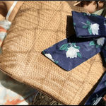 Draper James •• Stylish Straw Tote W/Scarf NWT Photo 1