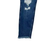 Hollister California Women Mom Jeans Curvy Hi-Rise Distressed Raw Hem Denim 26 Photo 4
