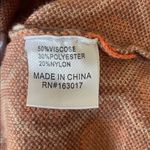 Princess Polly Retro Geometric Knit Polo Top Brown & Orange Y2K Photo 9