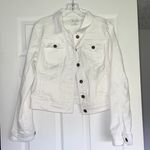 Elle White Denim Jacket Photo 0