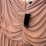 Eloquii  Pale Pink Ruched Off Shoulder Dress Size 22/24 Photo 5