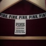 Victoria Secret Pink Women's Casual Half Zip Pullover Sweater Burgundy Size Sm Red Photo 1