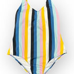 Kona Sol Colorful Striped One Piece Swimsuit Size M Photo 0